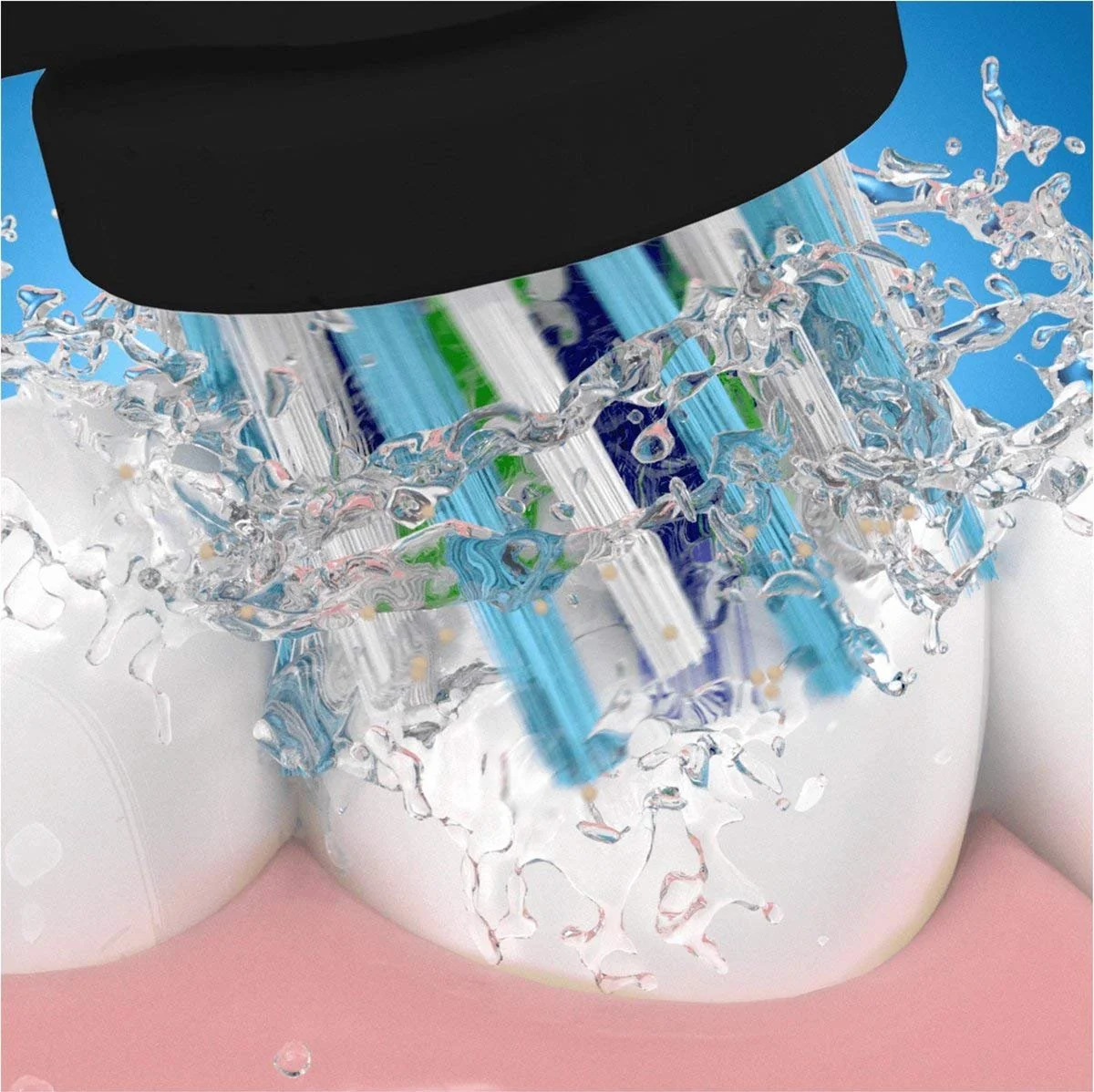 Змінні насадки для електричної зубної щітки Oral-B CrossAction Чорні (4 шт.), фото №6