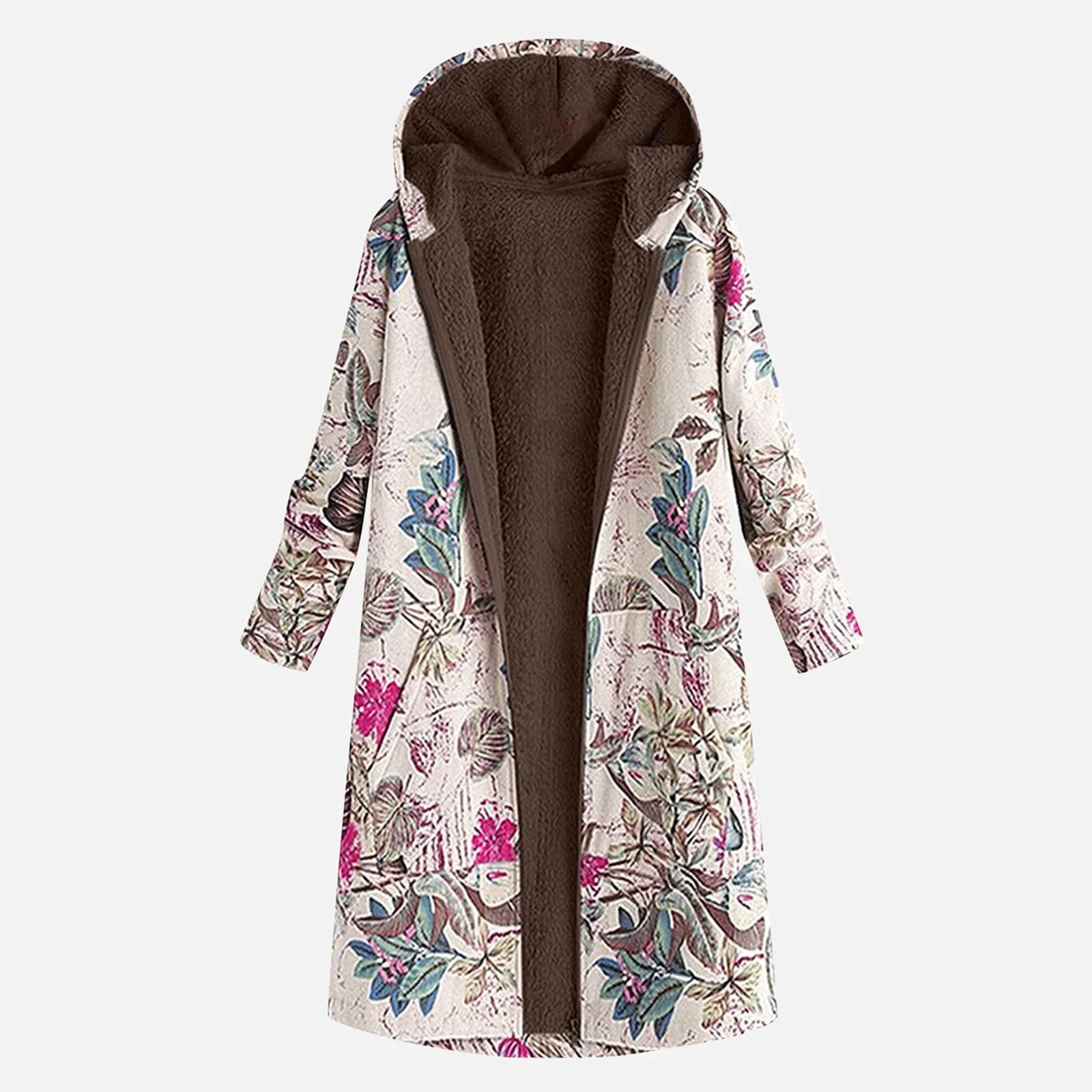 Пальто Overdose Жіноче Бавовняне З Вінтажним Принтом, фото №2