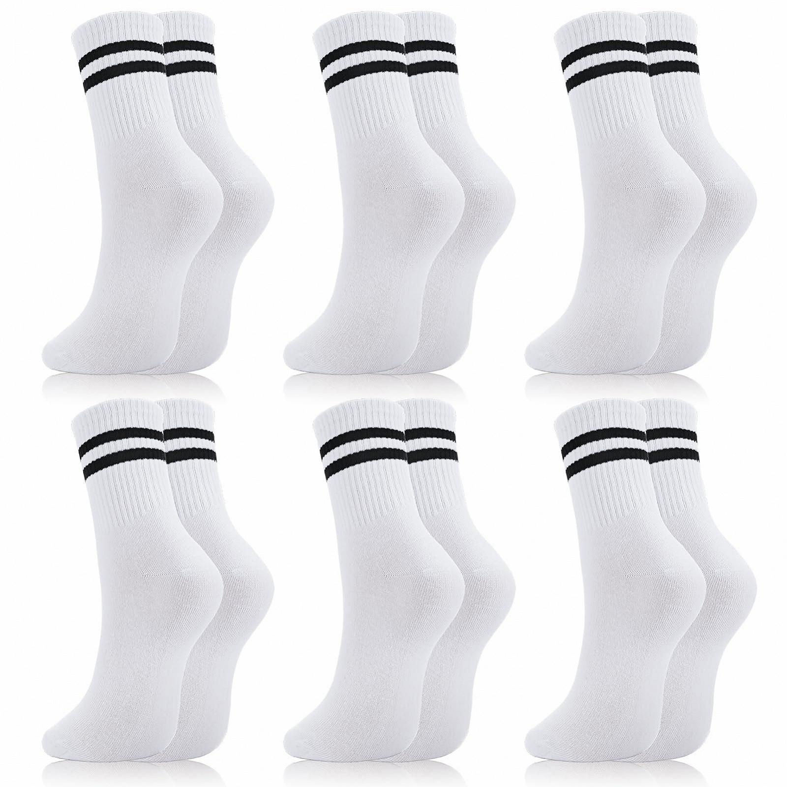 Носки Спортивные Женские с Полосками 39-42 Хлопок (6 пар), фото №8