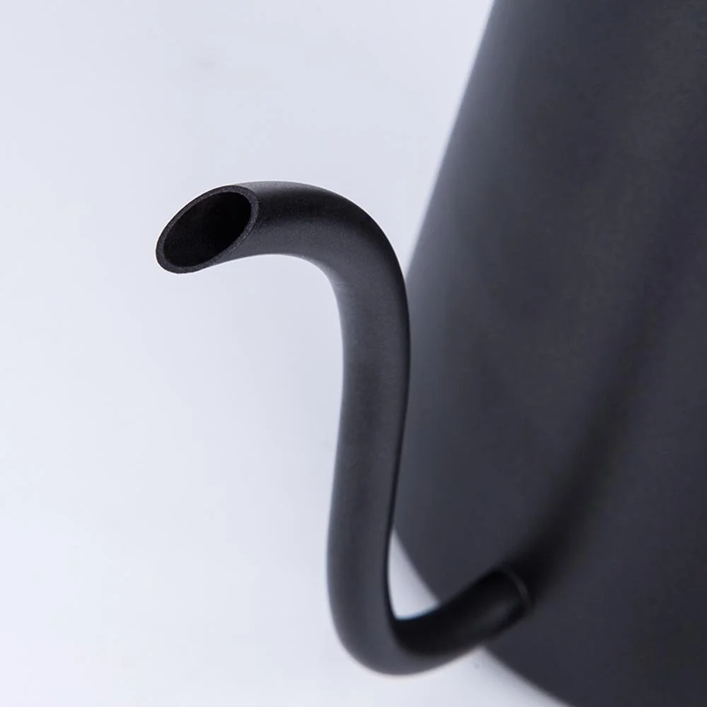 Кавник з носиком гусяча шия 600 мл Покриття Teflon Чорний, фото №5