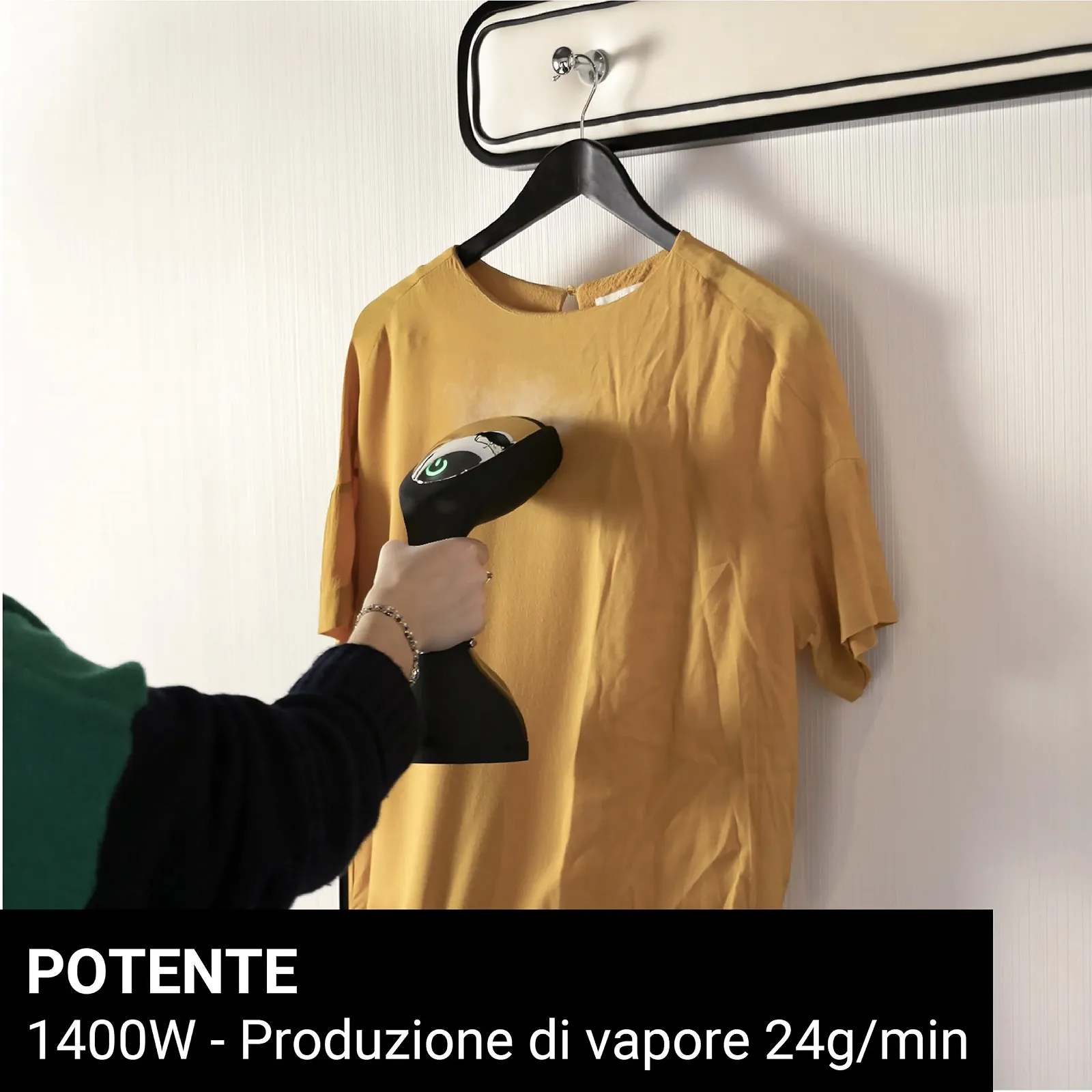 Дорожный отпариватель SteamOne S-Travel 1400 Вт Черный, фото №2