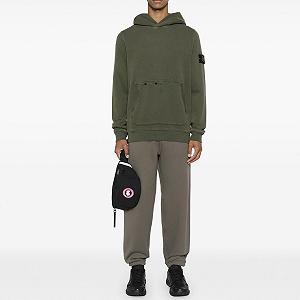 Худі Stone Island Compass Patch Hoodie GREEN XL synthetic.ua - Фото 1