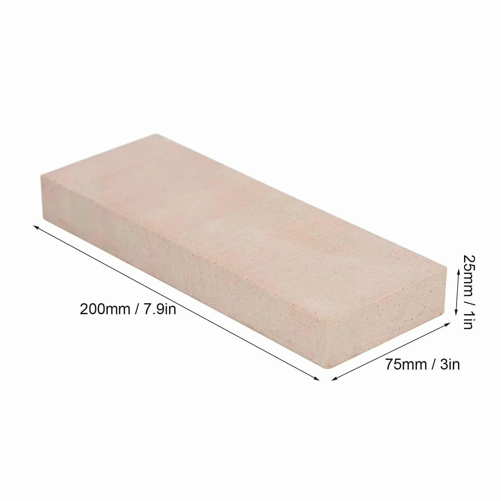 Точильный камень водный 200 x 75 x 25 мм Green Silicon Carbide 320 Grit с нескользящим основанием, фото №6