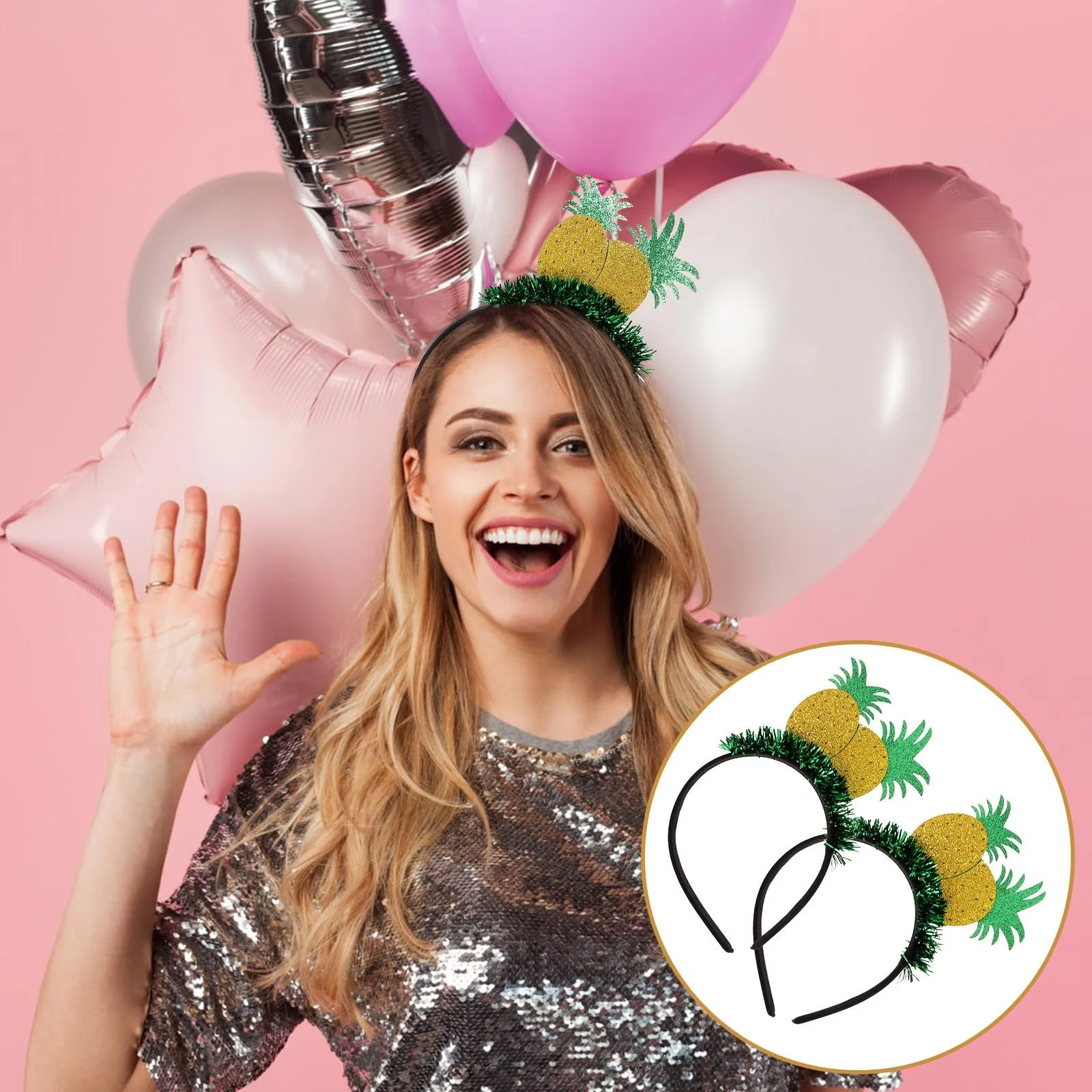 Обруч для волос Ананас Beaupretty, фото №3 Обруч для волос Ананас Beaupretty, фото №3