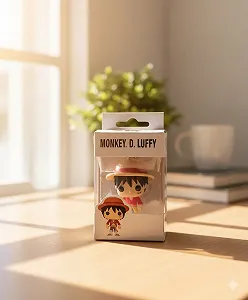 Брелок One piece Luffy - фігурка іграшка для ключів, рюкзака, сумки 5 см synthetic.ua - Фото 1