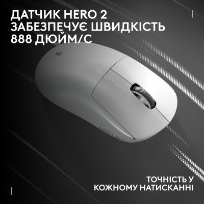 Мышка Logitech G Pro X Superlight 2 Lightspeed Wireless White (910-006638), фото №12