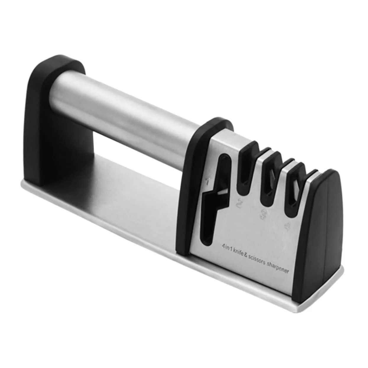 Точило для ножів побутова ручна багатофункціональна для ножів та ножиць, фото №1