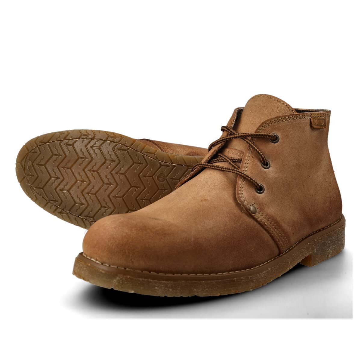 Ботинки PAYMA Chukka Rustic кожаные Цвет сафари, фото №6