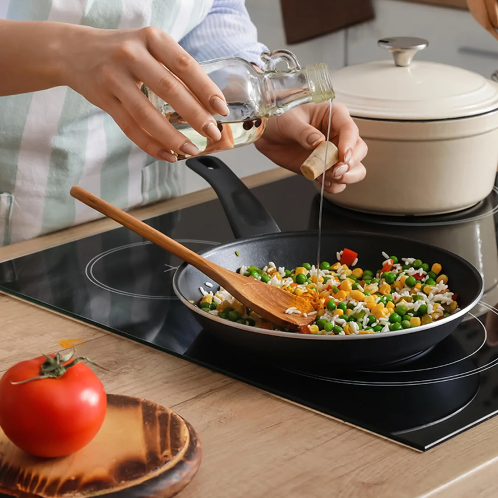 Набор лопаток и ложек Wooden 4 Piece 30 cm BPA-Free Scratch-Resistant, фото №5 Набор лопаток и ложек Wooden 4 Piece 30 cm BPA-Free Scratch-Resistant, фото №5