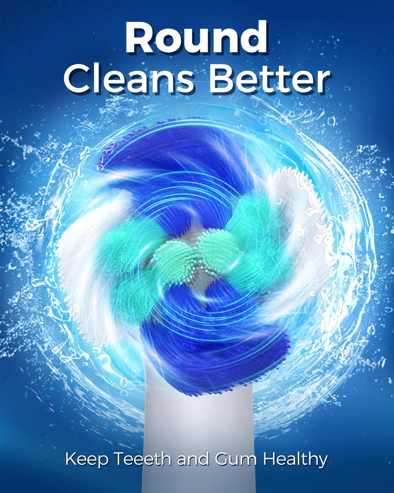 Роторная электрическая зубная щетка TEETHEORY 4 режима Белая, фото №3