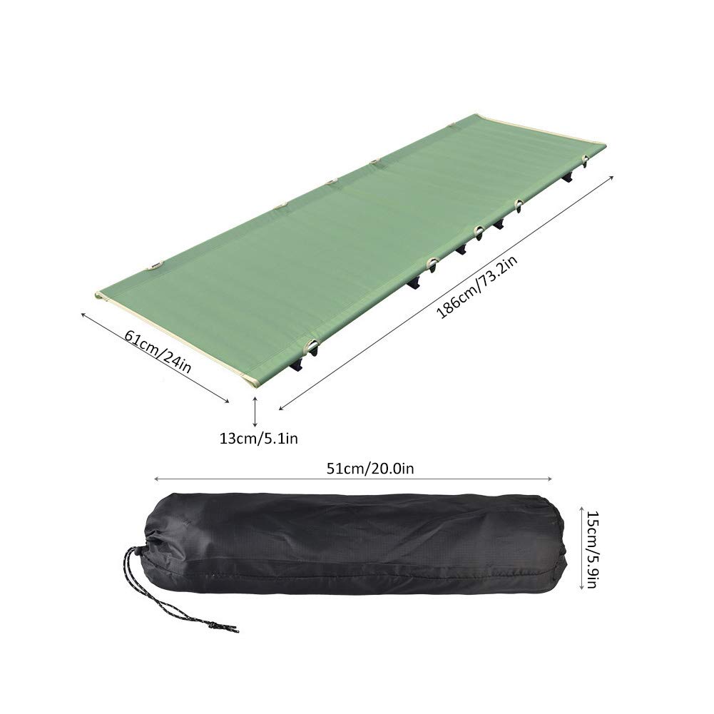 Кровать Qukaim Outdoor из алюминиевого сплава ультралегкая складная односпальная для пляжа кемпинга обеденного перерыва, фото №5