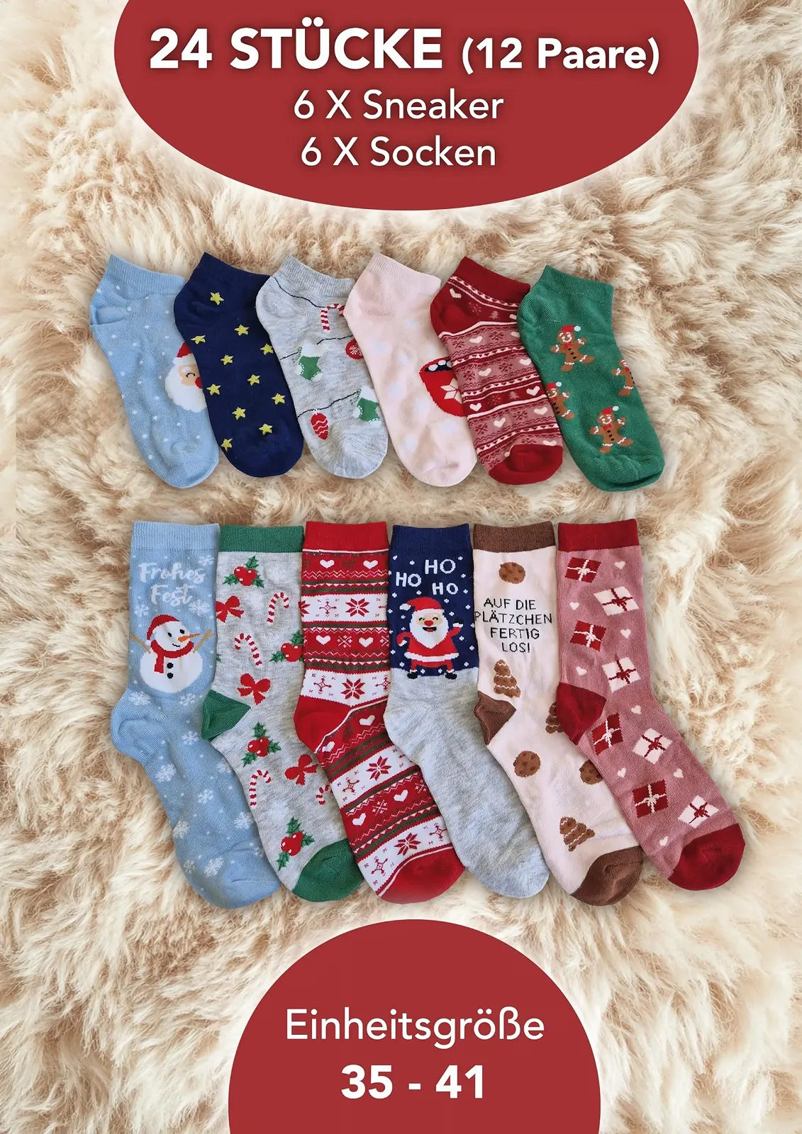 Шкарпетки Sockswear Advent Calendar в подарунок, 12 пар жіночих шкарпеток, фото №7 Шкарпетки Sockswear Advent Calendar в подарунок, 12 пар жіночих шкарпеток, фото №7