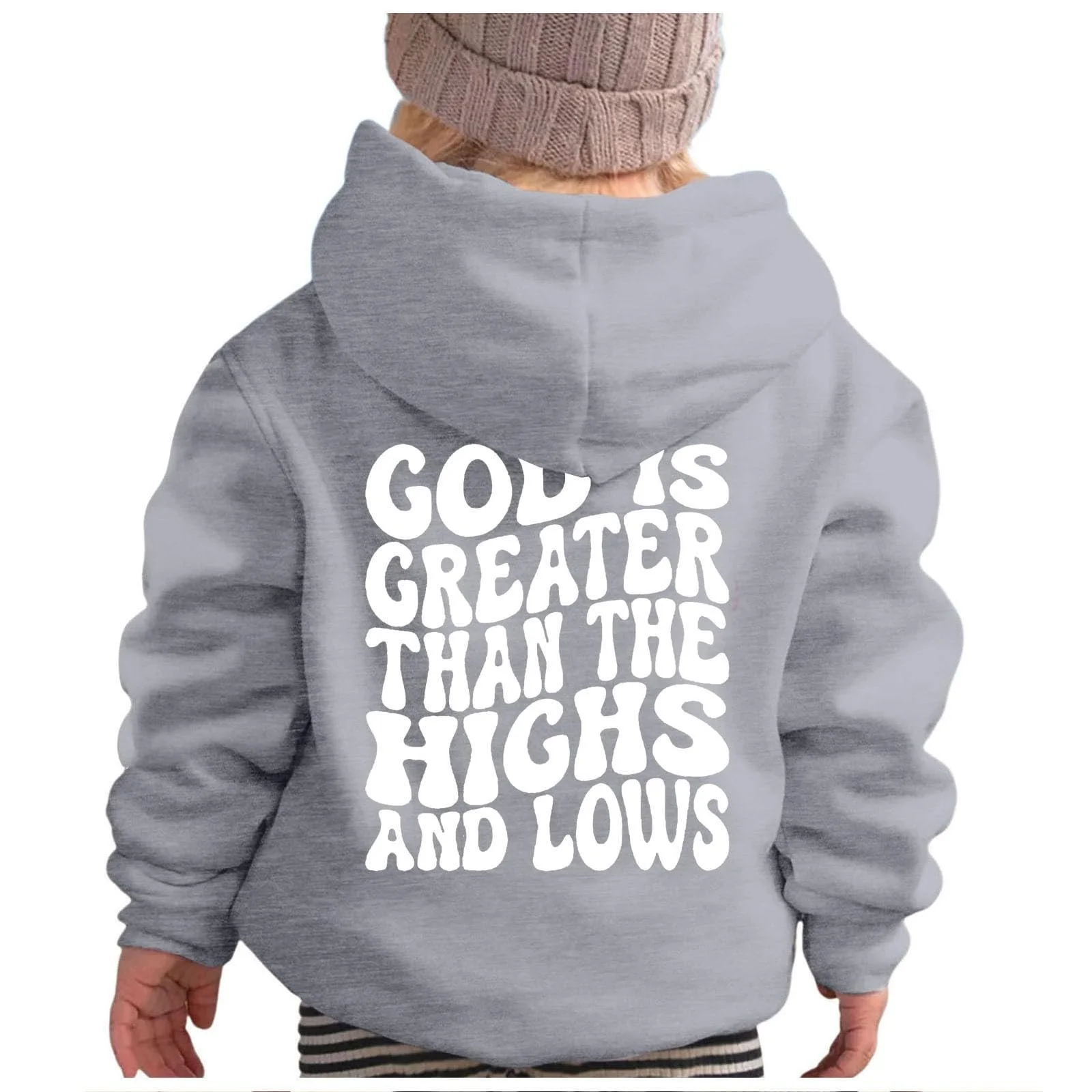 Худі для дівчинки, повсякденний, вільний, милий принт, довгий рукав, спортивний, фото №1