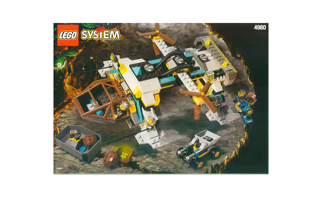 Дитячий конструктор LEGO Раритет тунельний транспорт 4980, фото №1