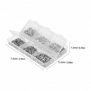 Стрази minkissy для нігтів Плоскі скляні підвіски synthetic.ua - Фото 1