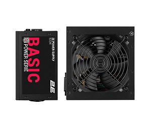 2E Блок живлення Basic Power 500W 80 120мм 1xMB 24pin(20+4), 1xCPU 8pin(4+4), 3xMolex 4xSATA 2xPCIe 8pin(6+2) synthetic.ua - Фото 1
