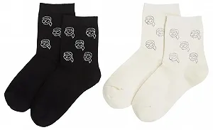 Женские носки Ikon (2 пары) Black/Cream One Size EU, Black/Cream, One size fits all - Фото 1