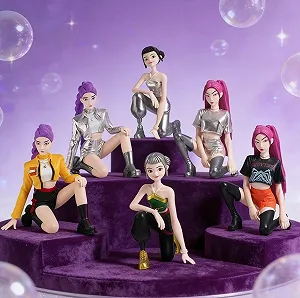 Набір фігурок Кпоп мисливиці на демонів KPop Demon Hunters 6 шт: Румі, Міра, Зої дитячі іграшки 8 см - Фото 1