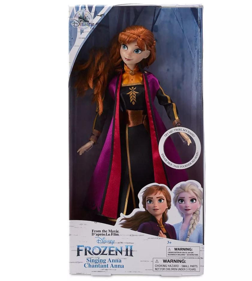 Співаюча лялька Анна Холодне серце 2 / Disney Anna Singing Doll Frozen 2, фото №2 Співаюча лялька Анна Холодне серце 2 / Disney Anna Singing Doll Frozen 2, фото №2