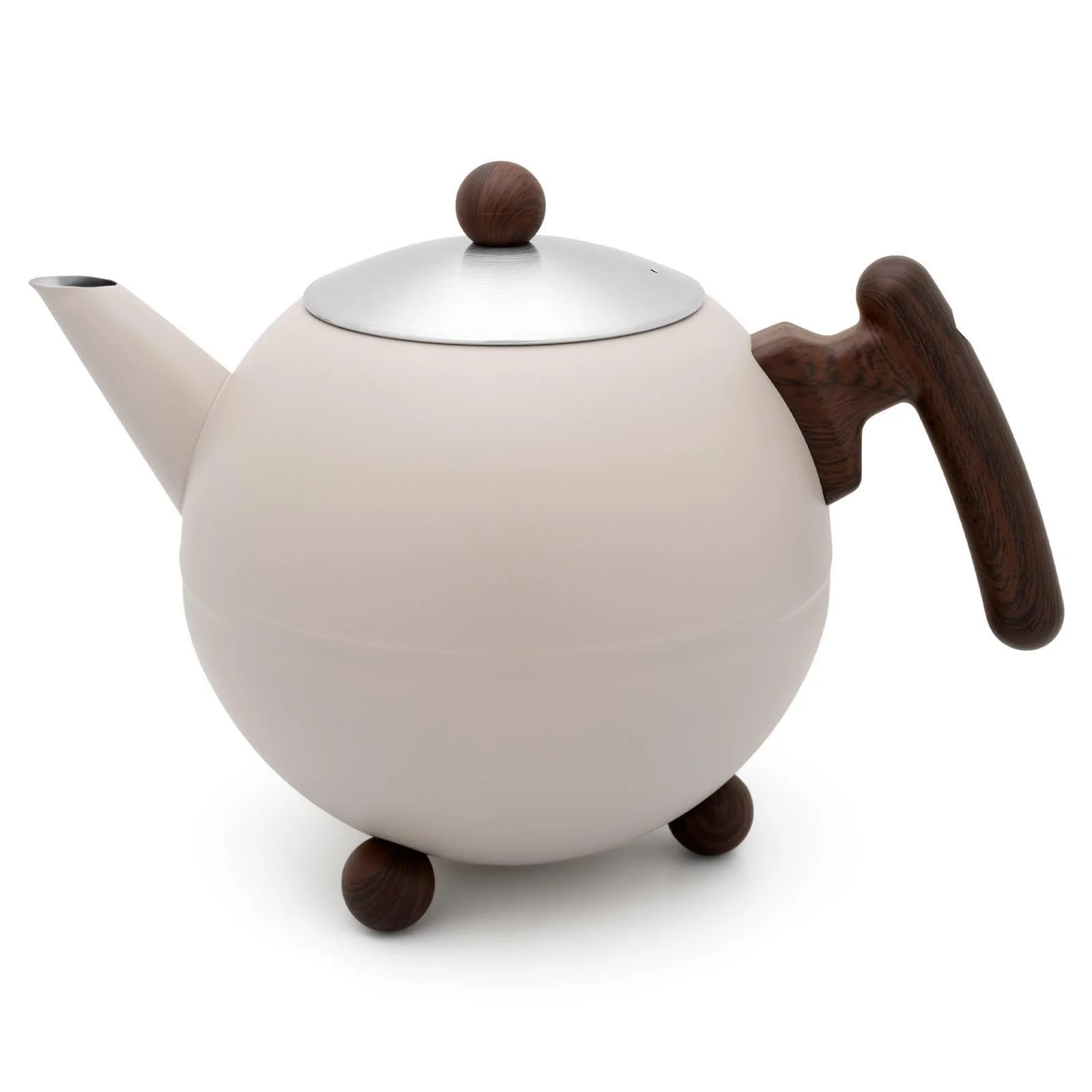 Чайник Великий Бежевий з нержавіючої сталі 1.2 літра, фото №2 Чайник Великий Бежевий з нержавіючої сталі 1.2 літра, фото №2