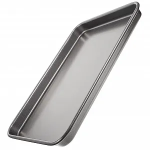 Противень Garneck антипригарный из углеродистой стали прямоугольный толстый - Фото 1