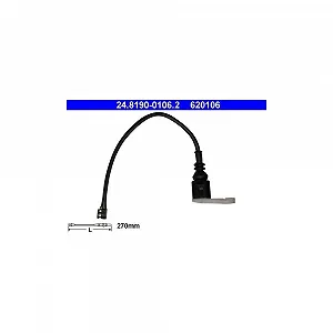 Датчик износа тормозных колодок ATE 24.8190-0106.2 для PORSCHE VAG - Фото 1