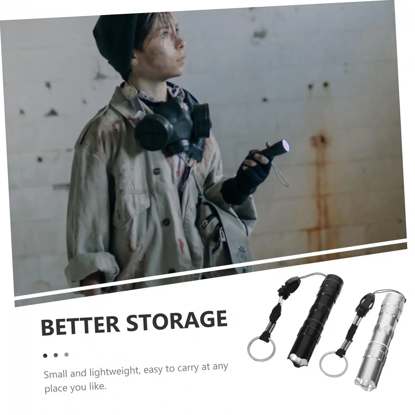 Світлодіодний ліхтар Портативний Водонепроникний Аварійний (2 шт. в комплекті), фото №9