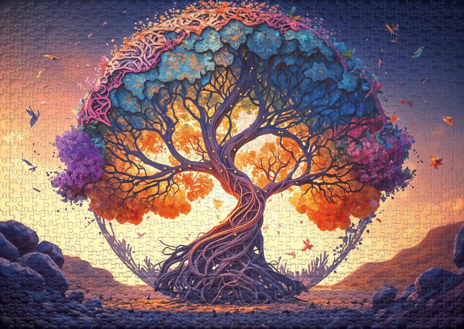 Пазл Ulmer Puzzleschmiede Tree of Life 1000 элементов, фото №2