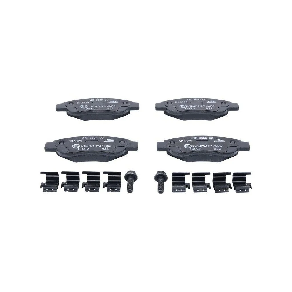 Комплект гальмівних колодок, дискове гальмо ATE 13.0460-3829.2, фото №1