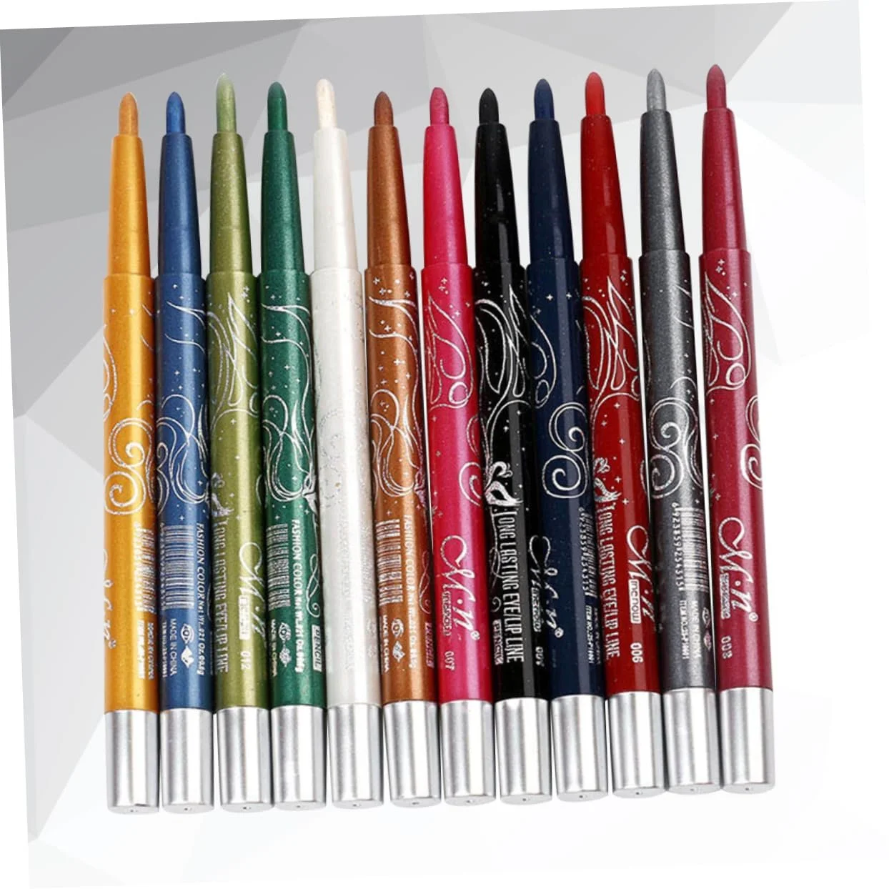 Подводка для глаз POPETPOP, 12 шт., водостойкая, фото №7