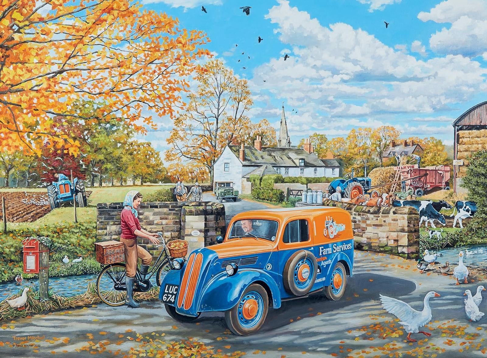 Пазл Ravensburger Happy Days No.3 Nostalgia in the Countryside 500 деталей 49 x 36 см, фото №4