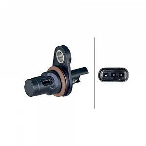 Датчик коленвала HELLA 6PU 009 163-301 для BMW FIAT LANCIA HYUNDAI, верхний - Фото 1