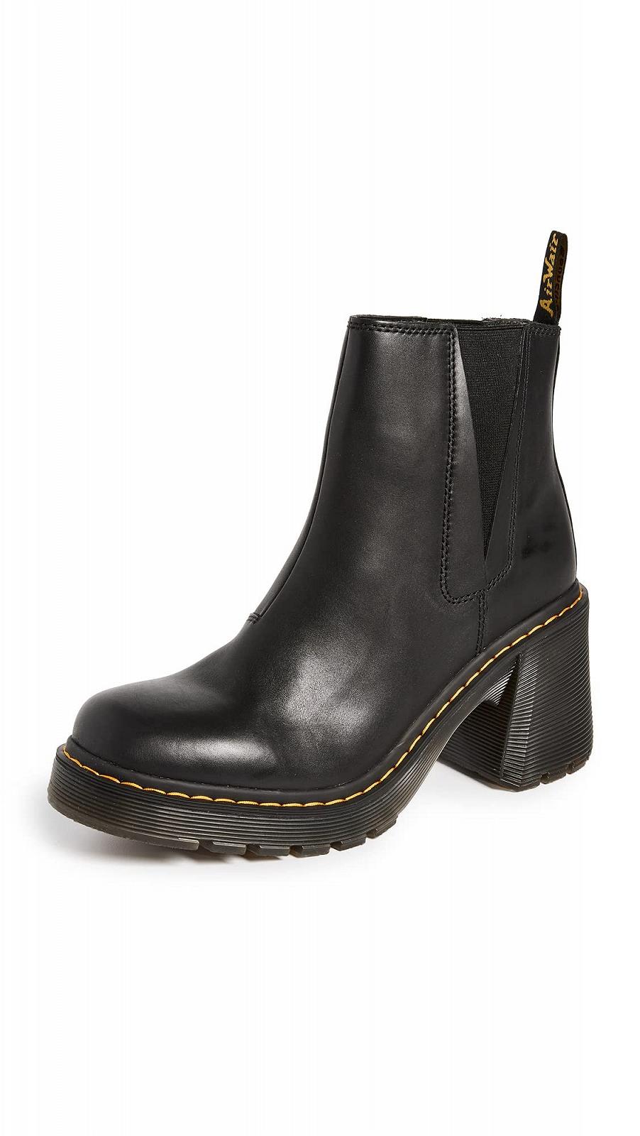 Челсі Dr. Martens Черевики жіночі Combat Boots, чорний, фото №1