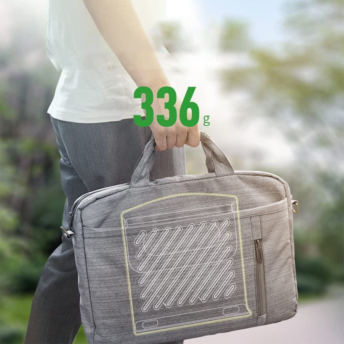 Підставка для ноутбука, складана підставка для ноутбука, вентильована, сумісна з ноутбуками (11-17,3 дюйма) MacBook, Dell, Lenovo, Samsung, Acer і Huawei MateBook, фото №8