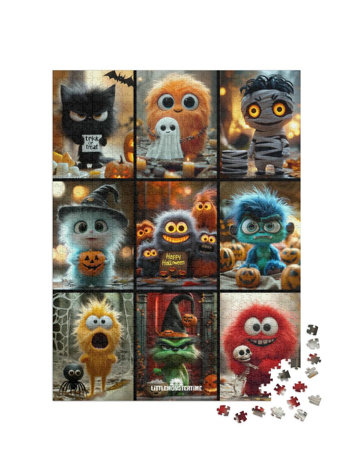 Пазл puzzleYOU Little Monster Time Halloween Collage 1000 элементов, фото №2 Пазл puzzleYOU Little Monster Time Halloween Collage 1000 элементов, фото №2