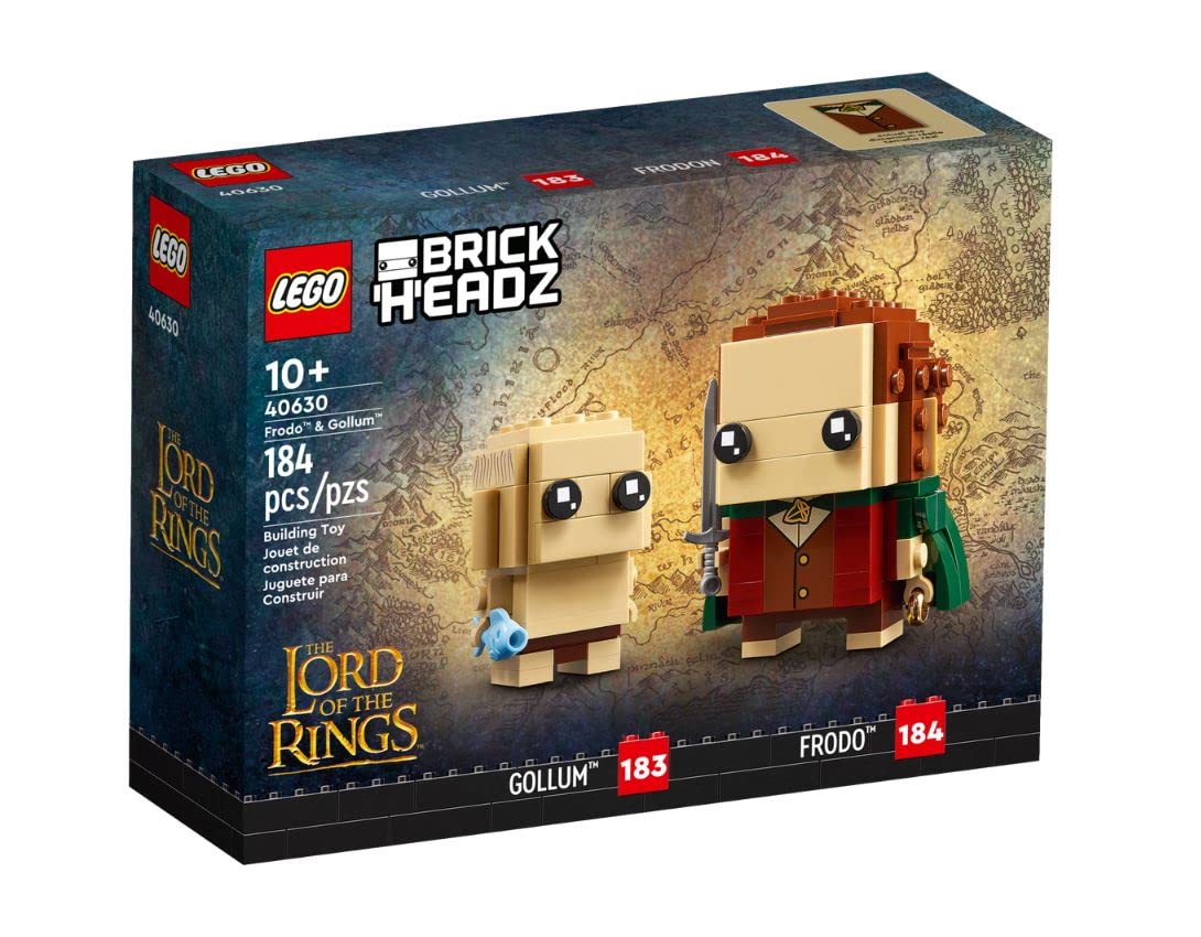 Набор LEGO BrickHeadz Frodo & Gollum 40630, фото №1