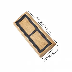 Тримач для точильного каменю Ciieeo 2 набори, бамбук, для мокрих каменів, стійкий synthetic.ua - Фото 1