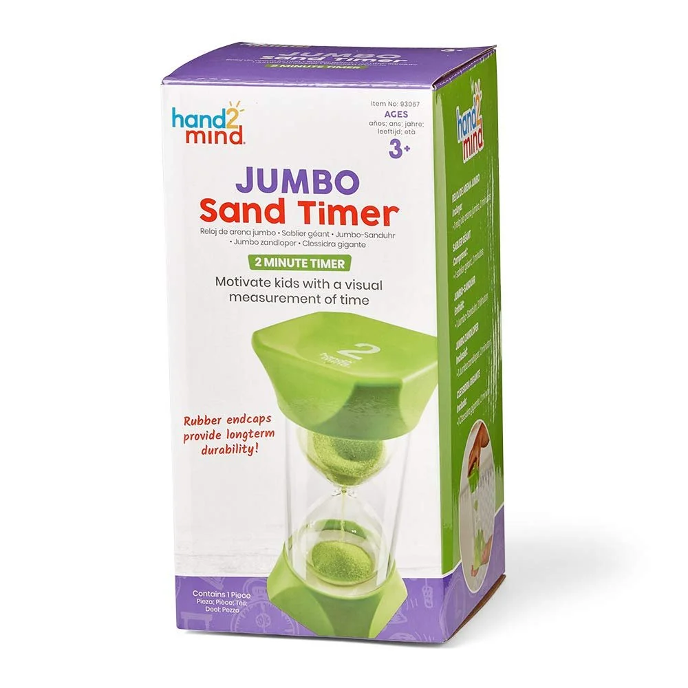Пісочний годинник Learning Resources Jumbo 2 хвилини гумові ковпачки, фото №7 Пісочний годинник Learning Resources Jumbo 2 хвилини гумові ковпачки, фото №7