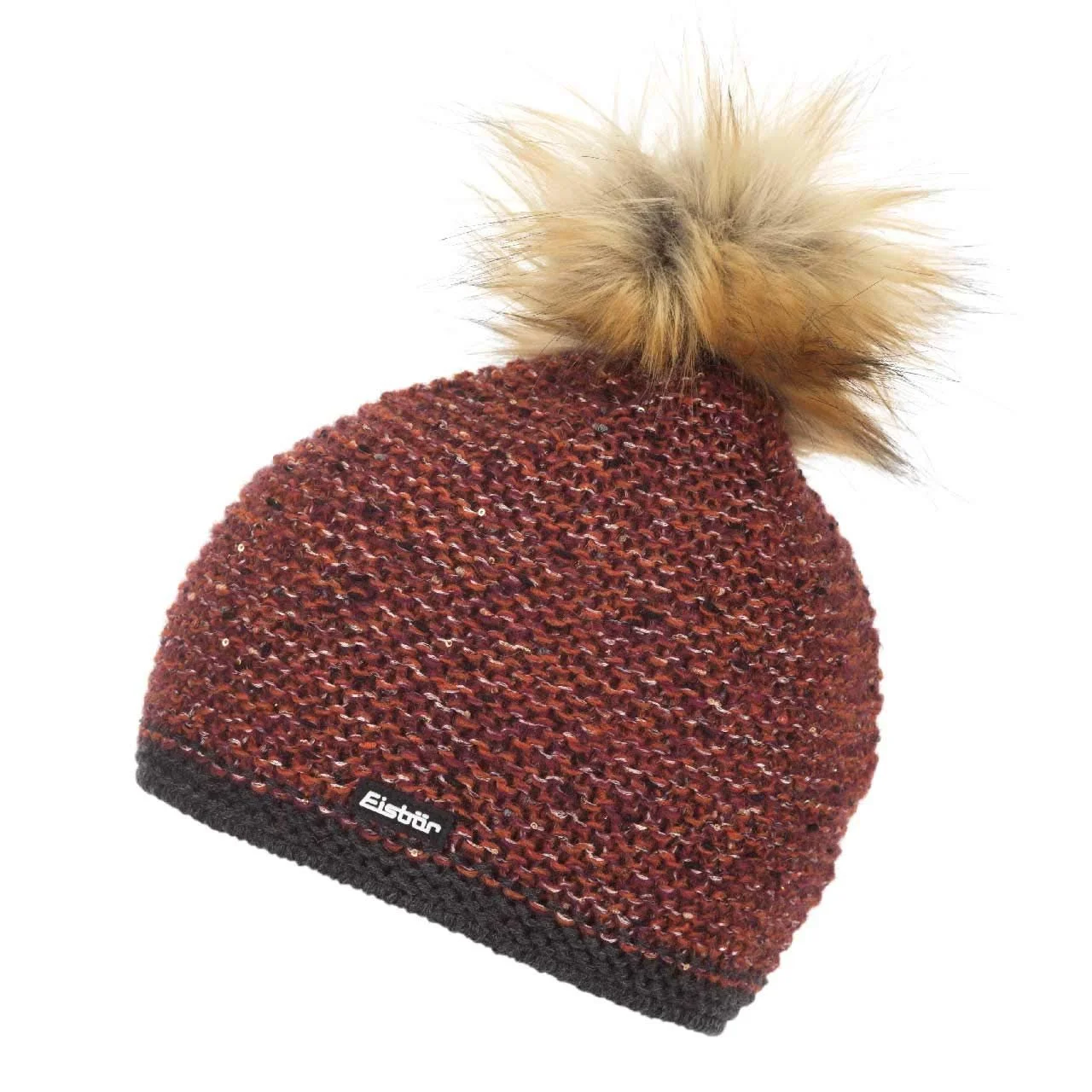 Детская шапка Eisbär Philine Lux Графитный Красный Эффект Коричневый 53, фото №1 Детская шапка Eisbär Philine Lux Графитный Красный Эффект Коричневый 53, фото №1