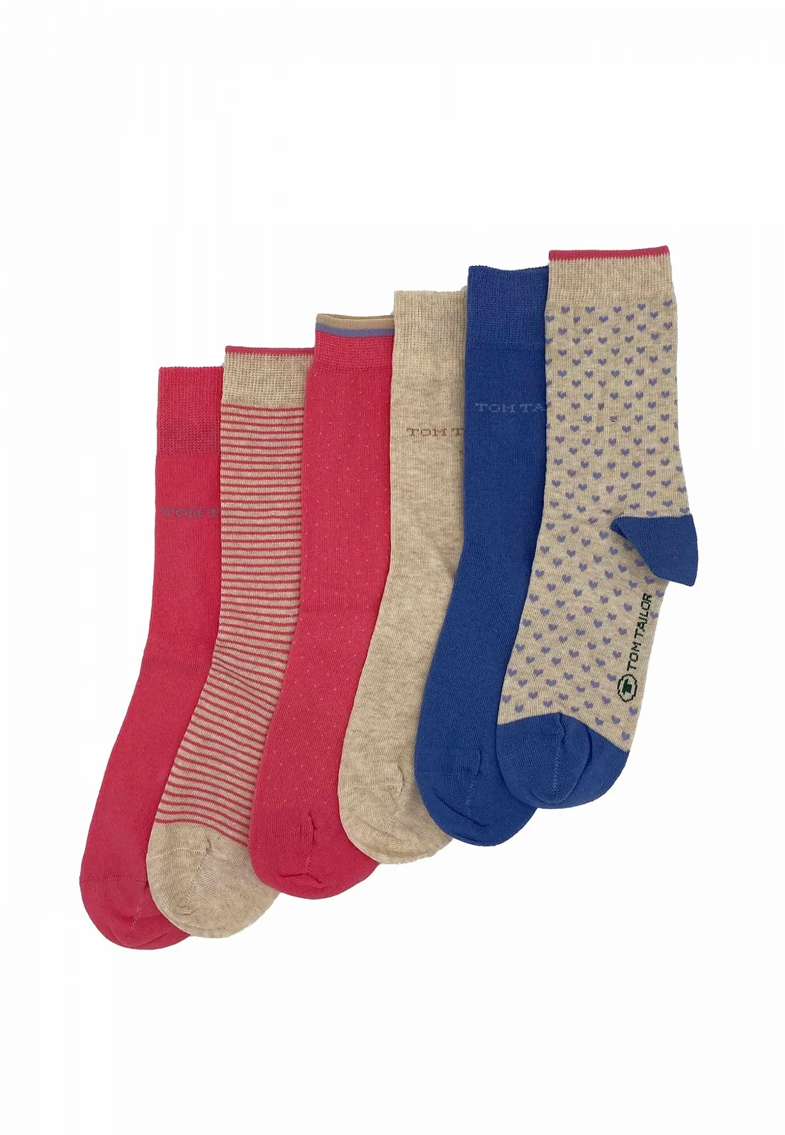 Жіночі шкарпетки TOM TAILOR Набір з 6 штук різних дизайнів, фото №1 Жіночі шкарпетки TOM TAILOR Набір з 6 штук різних дизайнів, фото №1