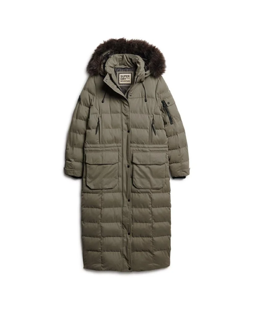 Жіноча парка Superdry Mf з капюшоном зі штучного хутра A4, утеплена, фото №4 Жіноча парка Superdry Mf з капюшоном зі штучного хутра A4, утеплена, фото №4