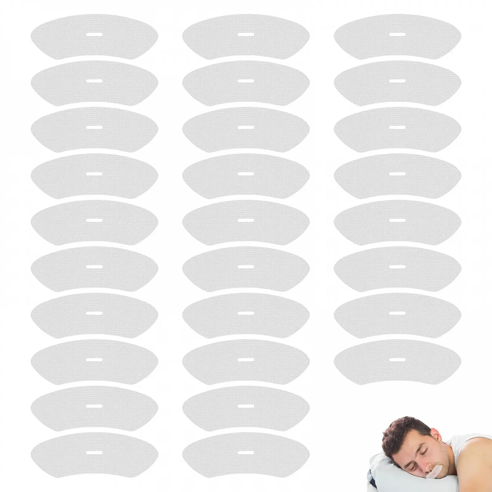 Смужки для рота (60 шт.) для сну,для кращого сну та дихання, фото №1