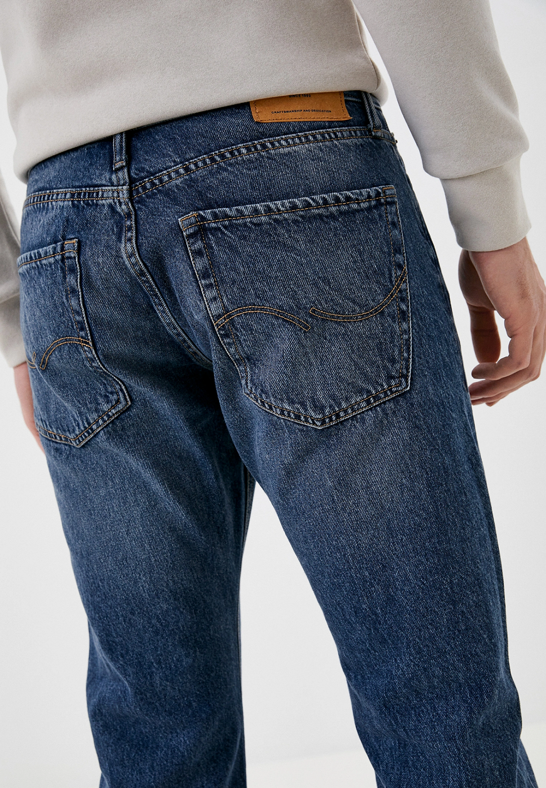 Джинсы Jack&Jones JJICLIFF JJORIGINAL NA 123 12208805 Темно-синий M, фото №3