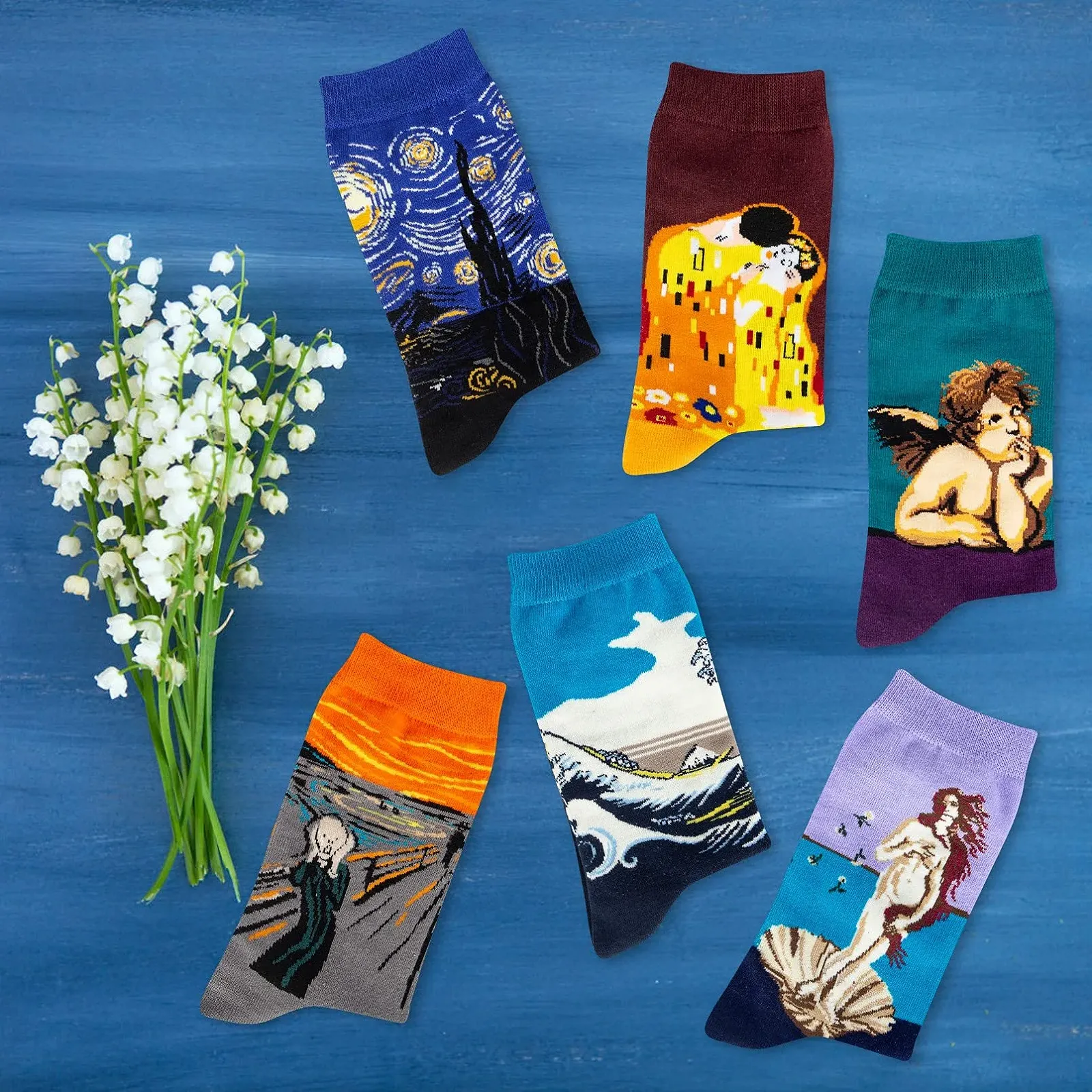 Шкарпетки Бавовняні з малюнком, 5 пар, One Size, фото №3