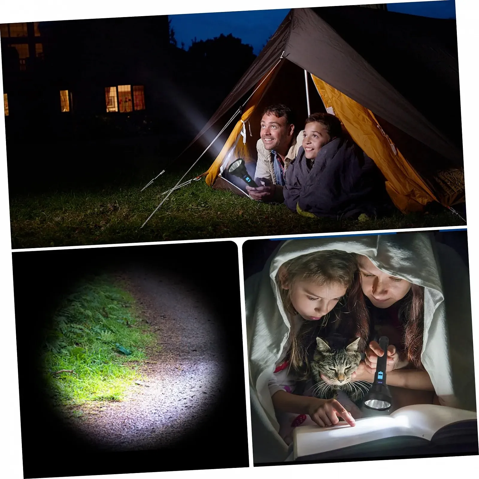 Фонарь LIFKOME Уличный USB Перезаряжаемый Водонепроницаемый для Кемпинга Пешего Туризма Чрезвычайных Ситуаций Аккумуляторный Экстремальный и Портативный, фото №8