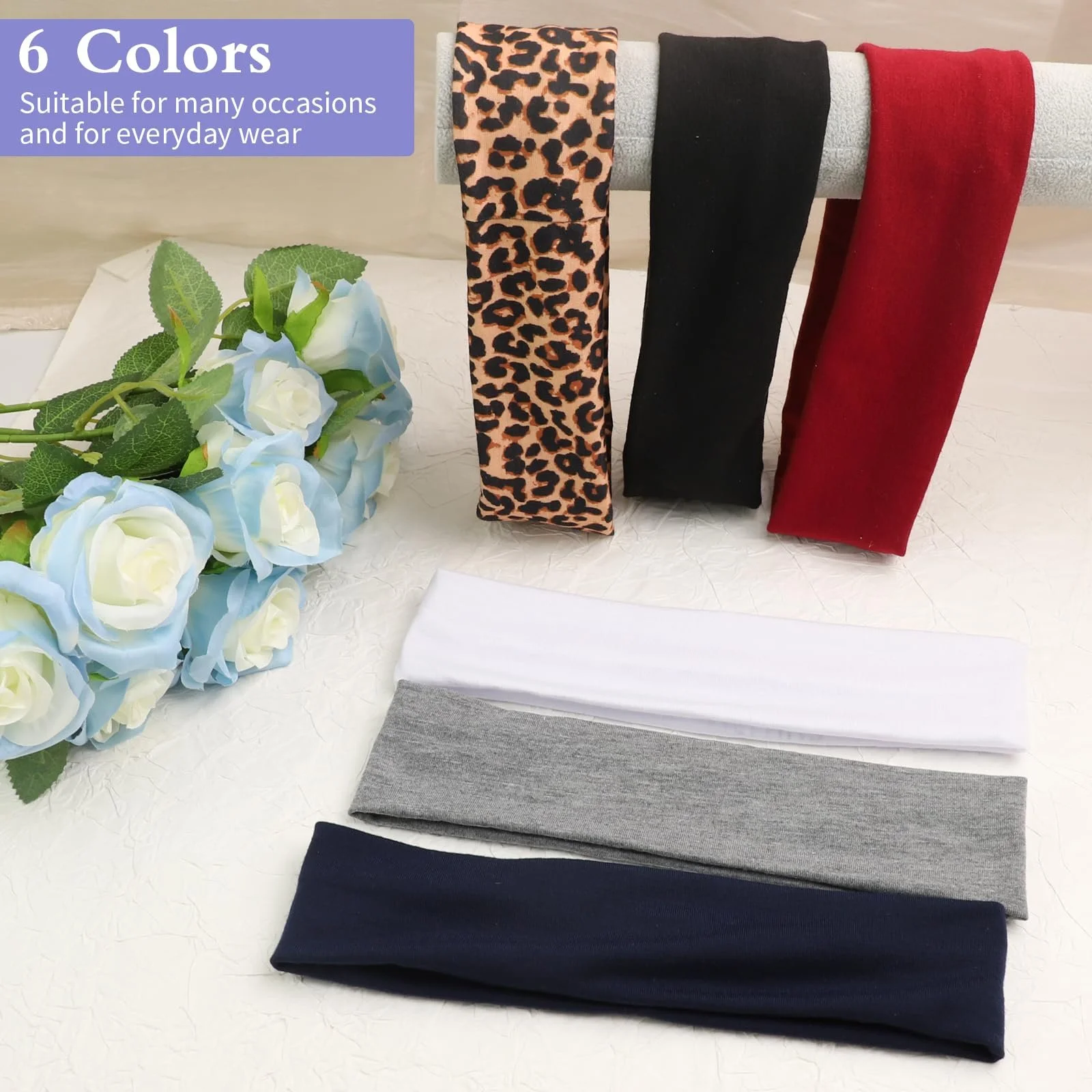 Спортивна Пов'язка на Голову Мікс Кольорів, 6 шт, фото №5