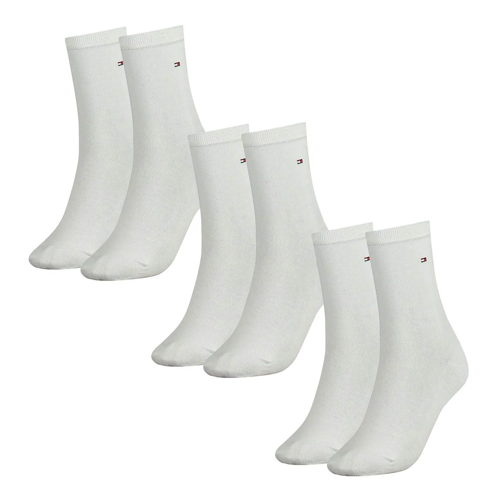 Шкарпетки Tommy Hilfiger Classic, 6 пар Білий, 35-38, фото №1