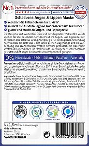 Маска Schaebens для глаз и губ, 10 шт. (10 x 6 мл) synthetic.ua - Фото 1