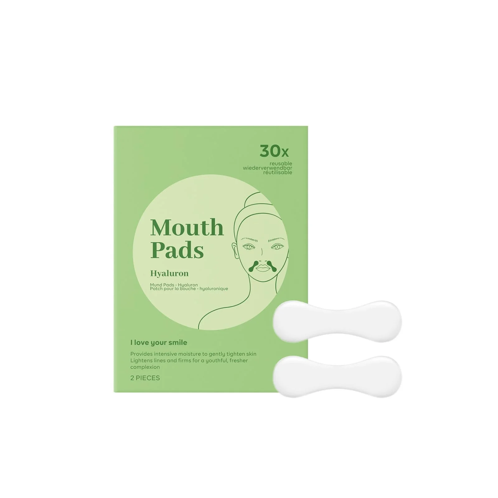 Силиконовые патчи для лица против старения, фото №1