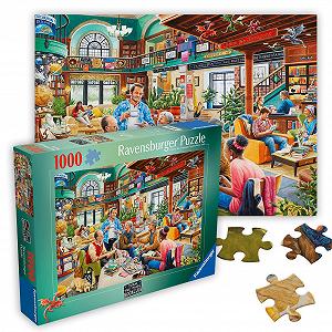 Пазл Ravensburger Turn The Page Bookclub 1000 элементов для взрослых матовый FSC - Фото 1
